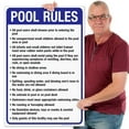 thumbnail image 2 of Maine Pool Rules Sign, Complies With State Of Maine Pool Safety Code, 24x36 Corrugated Plastic, 2 of 7