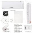thumbnail image 7 of Bisofice SL988 Desktop Laminator Machine Set A4 Size 6IN1 Multifunctional Hot and Cold Lamination 2 Roller System 9 inches Max Width with Paper Trimmer Rounder Hole Puncher Binding Hoop Sui, 7 of 7