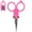 Pocket Pink, variant on JubileeYarn Foldy Friends TSA Compliant Foldable Scissors Set - Compact Portable Travel Scissors - Blue, Orange, Yellow, Purple - 4 Units