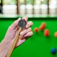 thumbnail image 4 of Cue Tip Chalk Holder, 2Pcs Rubber Billiard Pool Cue Chalk Case with Cord Snooker Accessory, 4 of 7