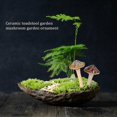 thumbnail image 2 of 4pcs Ceramic Toadstools For The Garden Tinkling Mushrooms Garden Ornaments Decor, 2 of 4