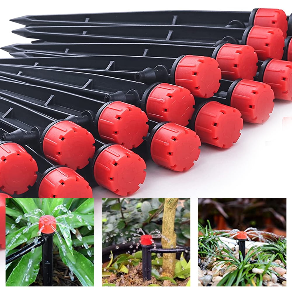 80PCS QuickConnect Drip Irrigation Emitters for 1/4 inch Irrigation