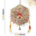thumbnail image 3 of Budgie Toys Hanging Bird Toys Chewing & Shredding Bird Foraging Toy For Small Medium Birds for Parrots Medium Cage Sticks for Birds Parrot on Shoulder Prop Sweet Feet Big compatible with Foraging for, 3 of 4