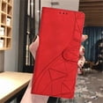 thumbnail image 5 of For Xiaomi Redmi Note 14 4G (163.25mm) Case Wallet Stand Imprinted Triangle Pattern Leather Phone Fl, 5 of 5