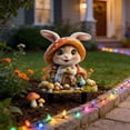 thumbnail image 5 of Cheapark Easter Bunny Egg Yard Stakes 2D Waterproof Signs for Outdoor Lawn Patio Easter Holiday Decor, 5 of 6