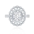thumbnail image 4 of Certified Lab Grown Diamond Statement Engagement Ring - 1 Carat - EF-VS Quality, 14K White Gold, US 11.50, 4 of 8