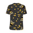 thumbnail image 3 of Rocae Bumblebee for Breathable Men's Baseball T-Shirt Fashionable Casual Baseball Jersey, Moisture-wicking Sportswear Large, 3 of 9