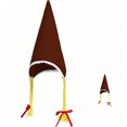 thumbnail image 5 of Oktoberfest Pointed Gnome Hat With Braids, Non‑Woven Bavarian Maid Costume Headpiece For Themed Party Cosplay Events, 5 of 5