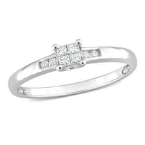 Everly Women's Diamond Sterling Silver Engagement Ring
