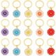 thumbnail image 1 of 15 llaveros de margaritas en 5 colores, de aleación de 2,13 pulgadas, con diseño de flor esmaltada, para bolsos y accesorios de cartera., 1 of 5