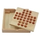 thumbnail image 2 of Juego de mesa de solitario con clavija de madera, decoración para sala de estar con 33 clavijas de bolas de cristal, juego familiar educativo clásico, 2 of 9