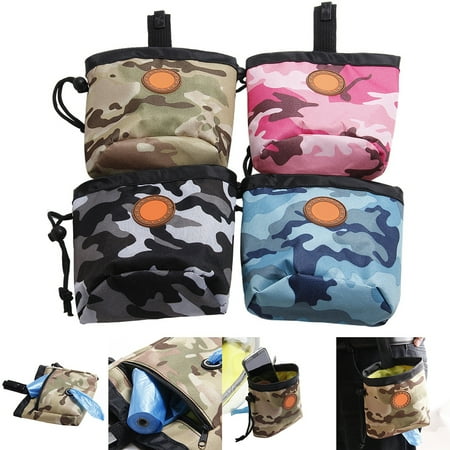 Walbest 5.12  x 2.56  x 8.27 Mini Pet Dog Puppy Pouch Walking Food Treat Snack Training Pocket Pet Waist Storage Bag