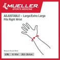 thumbnail image 5 of Mueller Green Fitted Wrist Brace, Right Hand, Unisex, Large/Extra Large, Black, 5 of 8