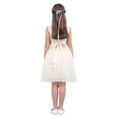 thumbnail image 5 of iiniim Kids V Neck Chiffon Flower Girl Dress for Wedding Bridesmaid Pageant Birthday Party Cream 12, 5 of 7