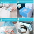 thumbnail image 6 of 100PCS Toilet Seat Covers Disposable, Portable Toilet Seat Cover, Ecological Antibacterial Universal Potty Shields, Biodegradable Paper, Waterproof, Individually Packed for Travel, 6 of 7