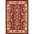 thumbnail image 1 of Unique Loom Kashan Traditional Floral Area Rug, 2 Feet 2 Inch x 3 Feet, Burgundy/Ivory, 1 of 10