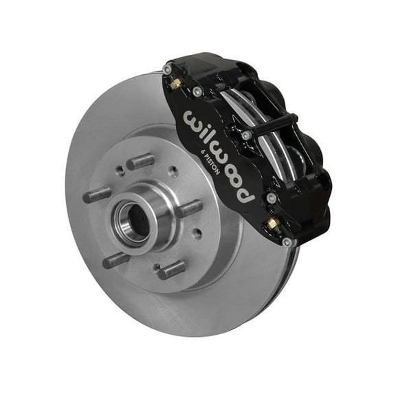 Wilwood 140-14474 Forged Narrow Superlite 6R Front 11.86" Big Brake Kit With Black Calipers, Compatible with 1964-1970 Chevrolet & GMC C10 C15 2WD Trucks