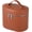 Brown, variant on Makeup Vanity Bag for Women - Large Capacity Cosmetic Organizer with Removable Liner, Waterproof PU Leather Skincare Bag, Portable chic Cosmetic Make Up Case for Skincare, Brushes, Accessories