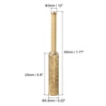 thumbnail image 2 of Unique Bargains 7/32 Inch Diamond Chainsaw Sharpener, 6 Pack Titanium Plating Sharpening Stone, Golden, 2 of 4