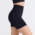 thumbnail image 2 of Stichou Women's Butt Lifting Shorts High Waist Tummy Control Yoga Seamless Ruched Booty Workout Soft Yoga Pants Black S, 2 of 5