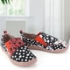 thumbnail image 5 of Mocasines para livianos resbalando en lienzo plano zapatos artes mujer pintadas anti -Slip transpirables cómodo ropa diaria, 5 of 9