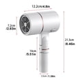 thumbnail image 4 of Secador De Pelo Profesional De 1000 W, Secador De Pelo Iónico Negativo Blanco, Secador De Pelo Plegable De Bajo Ruido, Máquina De Secado De Pelo, Herramienta Para El Cabello Del Hotel En Casa Sweethay CE003132-01, 4 of 7
