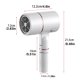 thumbnail image 4 of Secador De Pelo Profesional De 1000 W, Secador De Pelo Iónico Negativo Blanco, Secador De Pelo Plegable De Bajo Ruido, Máquina De Secado De Pelo, Herramienta Para El Cabello Del Hotel En Casa Kearding CE003132-01, 4 of 7