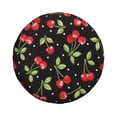 thumbnail image 2 of Gaeub Sweet Red Cherry 14-17in Tire Cover, Spare Tire Cover, for Camper Caravan, Trailer, Car, Truck, SUV, Jeep - 16 inch, 2 of 9