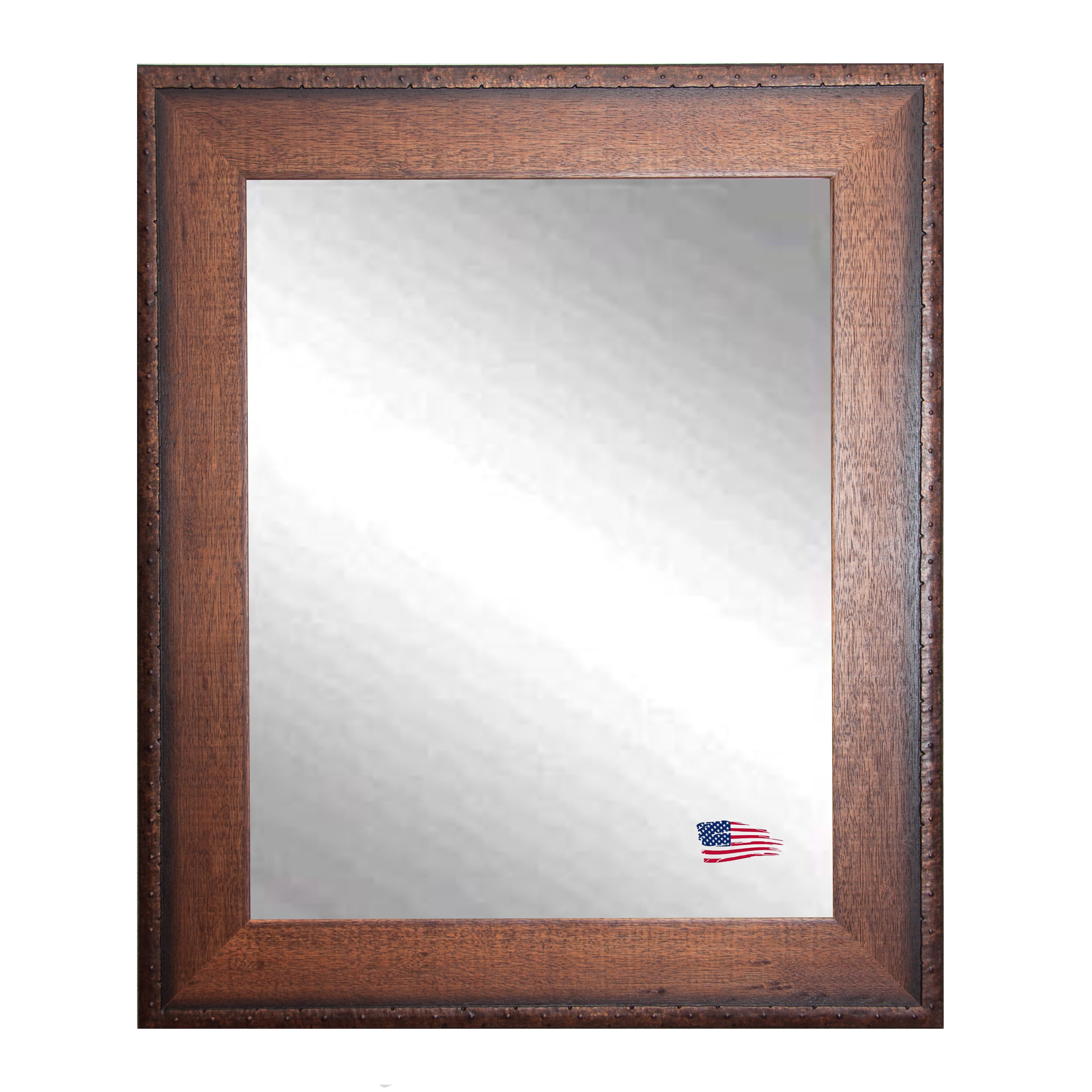 Rayne Timber Woods Wall Mirror, 39.5 x 45.5
