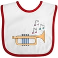 thumbnail image 3 of Inktastic Trumpet Marching Band Musician Boys or Girls Baby Bib, 3 of 4