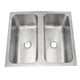 thumbnail image 1 of Fregadero de Cocina de Doble Tazón, Estilo Moderno 7.5l Gran Capacidad Desgastes Resistente de Caravana Drenaje Rápido Con Salida de Drenez de 40 mm Camión para Camión, 1 of 7