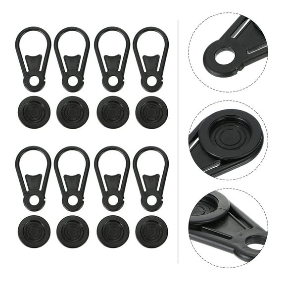 ULTNICE 10Pcs Tarp Clip Material Clamp Shape For Securing Tarps