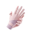 thumbnail image 2 of Guantes de protección solar para mujer, finos, de seda helada, para verano, con protección UV, para montar al aire libre, antideslizantes, con pantalla táctil, 2 of 2