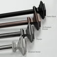 thumbnail image 7 of Better Homes & Gardens 1” Metal Square Single Curtain Rod, Matte Black, 120-180”, 7 of 7