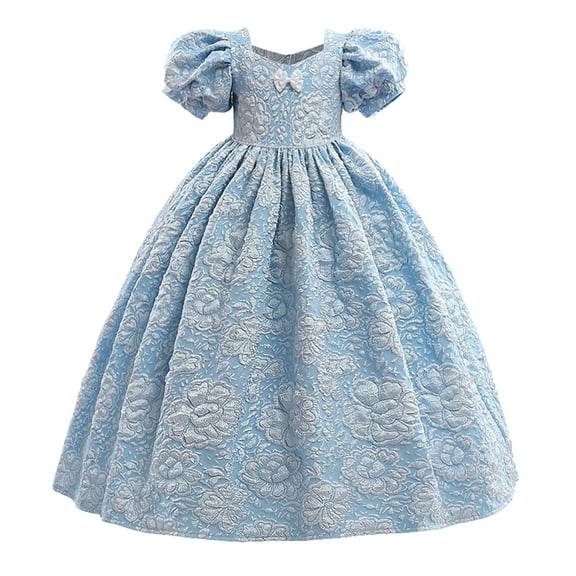 Elainilye Fashion Dresses for Girls Flower Girls Wedding Dress Birthday Party Ball Gown Princess Pageant Dress, Sizes 5-12 Years