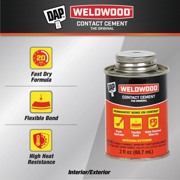 Weldwood Liquid Contact Cement - Pack of 4 — Residential Use, Standard Application