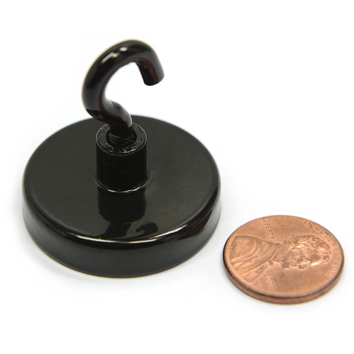 CMS 6 Pieces 18lbs 11/4" Black Ceramic Hook