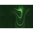 thumbnail image 1 of Ahgly Company Machine Washable Indoor Rectangle Transitional Deep Emerald Green Area Rugs, 2' x 4', 1 of 7