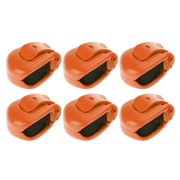 Lerpwige 2/4/6/8pcs Fishing Rod Holder Clip Poles Bundler with Hook Storage Keeper