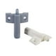 thumbnail image 5 of Riwesomey Amortiguador de puerta de plástico Cocina Baño Gabinete Tope de puerta Tope Cierre lento Amortiguador amortiguador Herramientas y ferretería blanco Riwesomey HA5746-01B, 5 of 6
