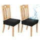 thumbnail image 1 of Uxcell 2-Pack Fundas Impermeables para Sillas de Comedor, Fundas de Asiento de Jacquard Elástico Removibles y Lavables para Sillas, Protector de Cojines para Cocina/Hogar/Banquete [Negro], 1 of 1