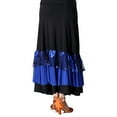 thumbnail image 2 of Long Full Ballroom Smooth Flamenco Style Waltz Dance Skirts Halloween, 2 of 2