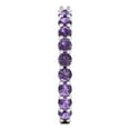 thumbnail image 4 of 1.2 ctw Wedding Band for Women - 18K White Gold Simulated Alexandrite Stackable Eternity Ring, 4 of 6
