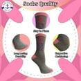 thumbnail image 6 of SOCKS'NBULK Pink Ribbon Breast Cancer Awareness Ankle/Crew Socks for Women (Assorted Crew, 12), 6 of 6
