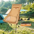 thumbnail image 4 of Silla plegable portátil Campamento perezoso plegable con bolsillo para reposacabezas Asiento para Zulema Asiento plegable de la luna, 4 of 8