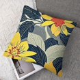 thumbnail image 7 of nygtbtfer Decorative Throw Pillow Covers Set of 2 Blue Yellow Pillow Covers Couch Pillow Covers for Sofa Outdoor Throw Pillow Cover Flower Pillowcase White, 7 of 7
