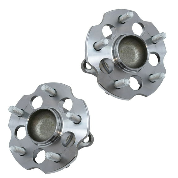 TRQ Rear Wheel Bearing & Hub Assembly Pair LH & RH for Toyota Prius V Mirai BHA52117