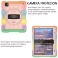 thumbnail image 6 of Rugged Case for iPad Pro 11 Inch 5th Generation 2024 (A2837 / A3006), Heavy Duty Protection Case with Shoulder Strap + Pencil Holder + 360° Rotating Hand Strap + Kickstand 3 In 1 Cover, Coral, 6 of 11