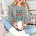 thumbnail image 2 of Santa Christmas Icons - Women's Garment Dyed Tee, 2 of 11