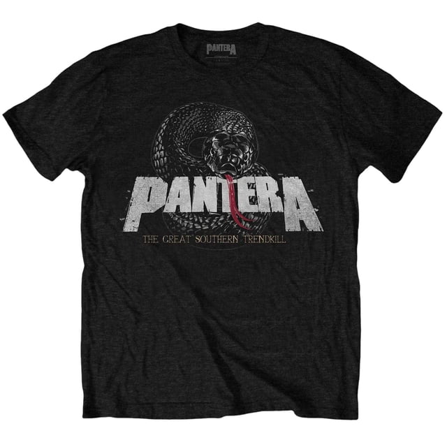 Pantera Adult Snake Cotton Logo T-Shirt